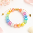 Kinderarmband aus buntem Selenit