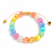 Kinderarmband aus buntem Selenit
