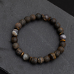 Herrenarmband Bronzit, Tigerauge & Achat - Naturstein in warmen Tönen Herrenarmband Bronzit, Tigerauge & Achat - Naturstein in warmen Tönen