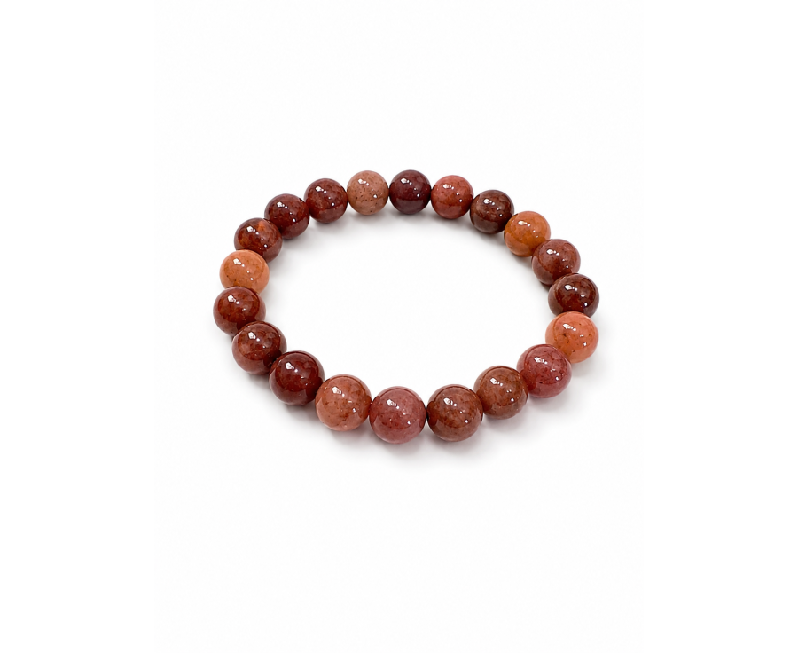 Armband aus braunem Aventurin – Naturstein Armband für Damen