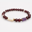 Granat Armband mit Citrin und Amethyst