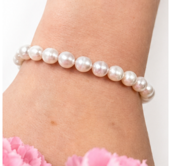 Klassisches Perlenarmband aus Süßwasserperlen | KiFe Schmuck Atelier