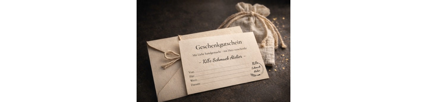 E-Geschenkkarte Schmuck - sofort per E-Mail | Kife Schmuck Atelier